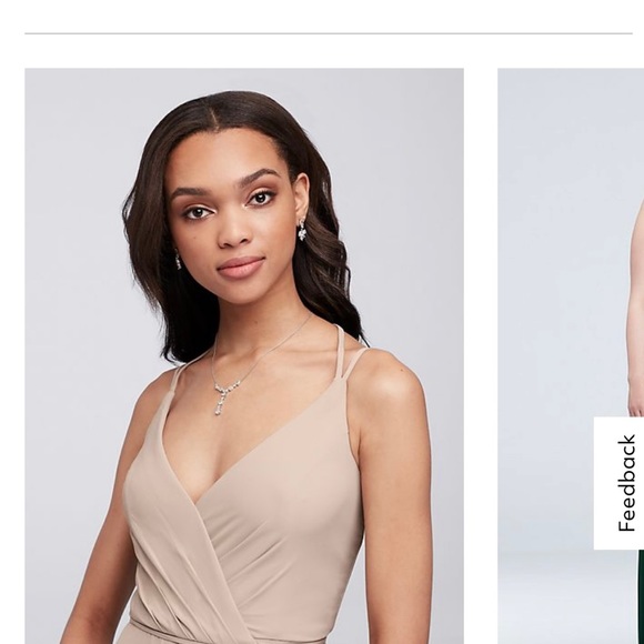 David’s Bridal Dress style F19755 size 2 in color Ballet. - Picture 4 of 7